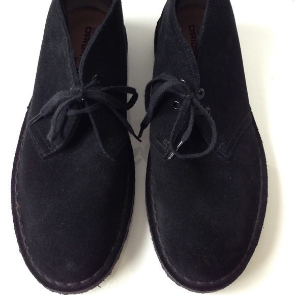 Clarks Original Desert Boots Black Suede 8.5 - Picture 2 of 10